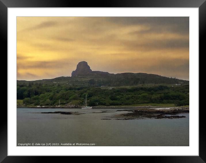 it can only be eigg Framed Mounted Print by dale rys (LP)