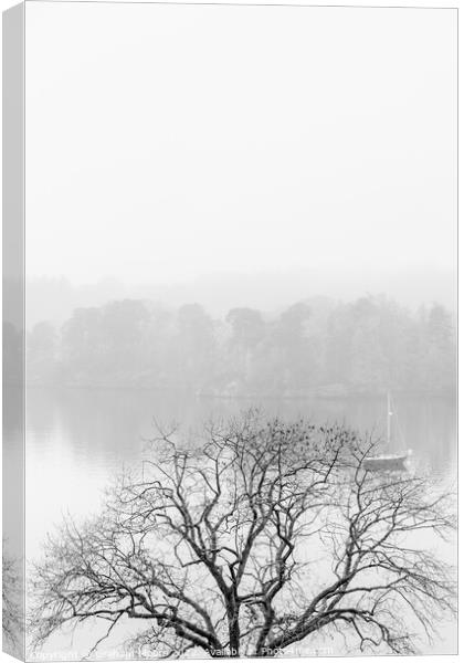 Windermere early morning mist Canvas Print by Graham Moore