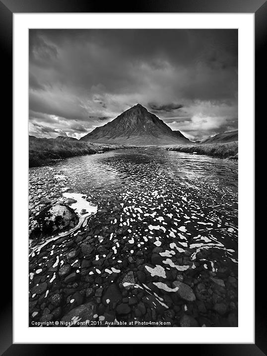 Stob Dearg Framed Mounted Print by Creative Photography Wales