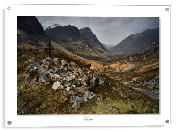 Ralston Glencoe Scotland Highlands Acrylic by JC studios LRPS ARPS