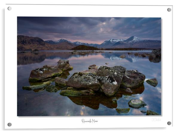 Rannoch Moor Glencoe Scotland Acrylic by JC studios LRPS ARPS