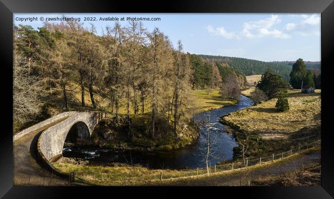 Old Poldullie Bride Over The River Don Framed Print by rawshutterbug 