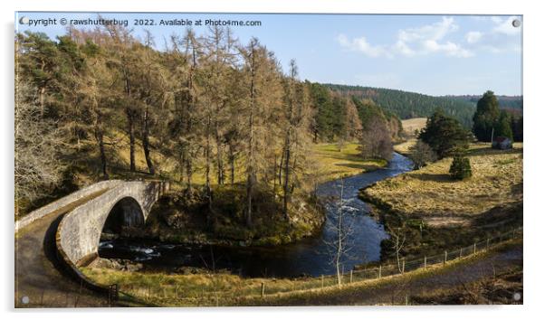Old Poldullie Bride Over The River Don Acrylic by rawshutterbug 