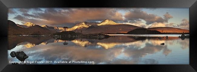 Loch Nah Achlaise Framed Print by Creative Photography Wales