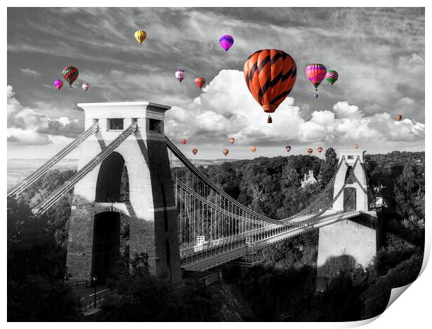Popped Balloons Print by David Neighbour