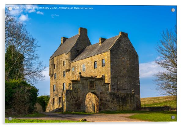 Midhope Castle, West Lothian, Scotland Acrylic by Angus McComiskey