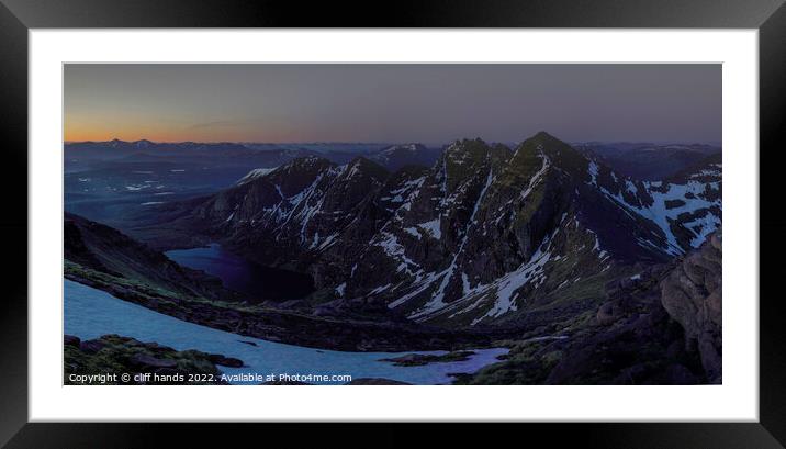 An Teallach Mountain range  Framed Mounted Print by Scotland's Scenery