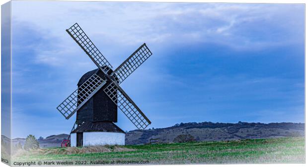 Pitstone Windmill, Pitstone, Buckinghamshire Canvas Print by Mark Weekes