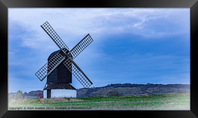 Pitstone Windmill, Pitstone, Buckinghamshire Framed Print by Mark Weekes