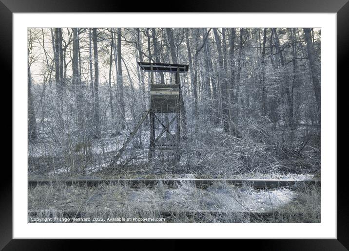 Winter seat Framed Mounted Print by Ingo Menhard