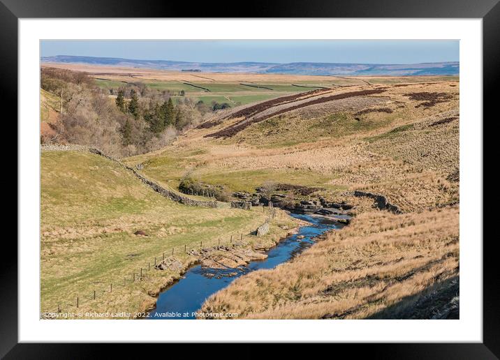 Trough Heads, Teesdale Framed Mounted Print by Richard Laidler