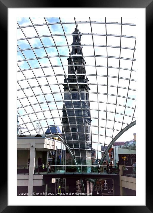 Holy Trinity church tower. Framed Mounted Print by john hill