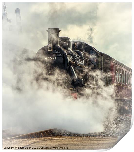 Steam Train Print by David Smith