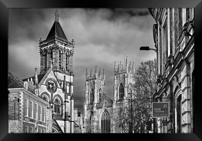 York Minster and Oratory Framed Print by Darren Galpin