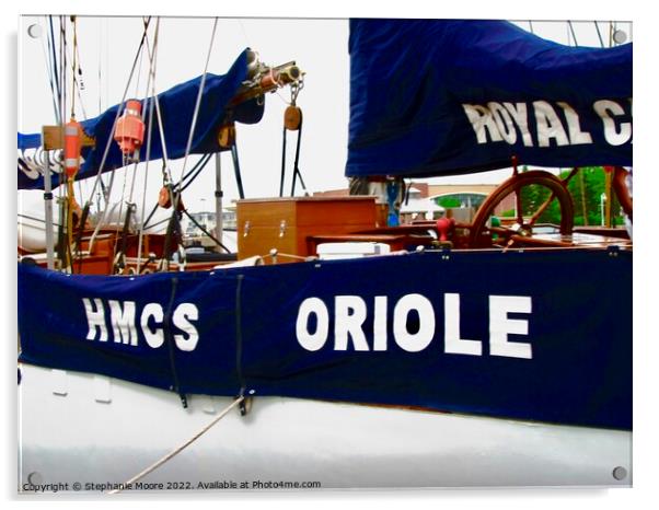 HMCS Oriole Acrylic by Stephanie Moore