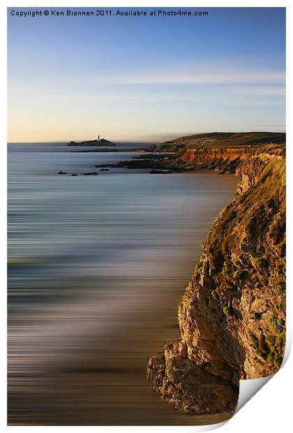 Gwithian Beach Print by Oxon Images