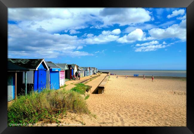 Chapel Point, Chapel St. Leonards. Framed Print by john hill