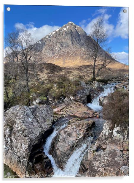 Buachaille Etive Mor  , Glencoe in the Highlands of Scotland , H Acrylic by Photogold Prints