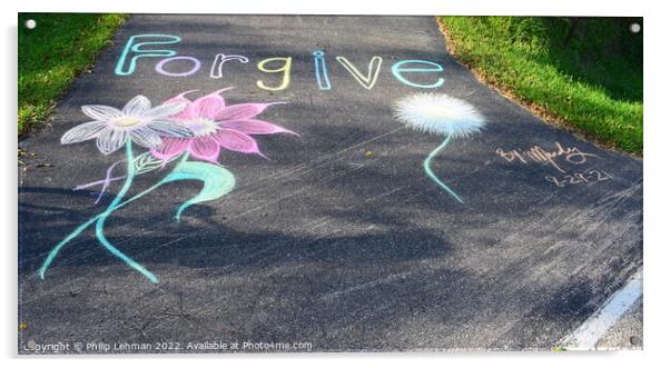 Forgive (2A) Acrylic by Philip Lehman