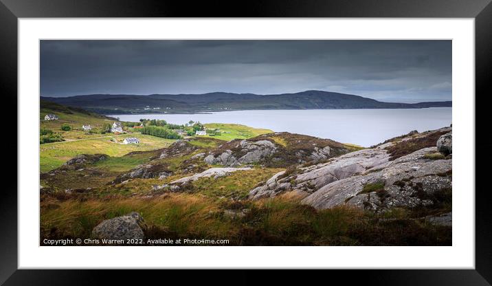 Gruinard Bay Highland Scotland Framed Mounted Print by Chris Warren