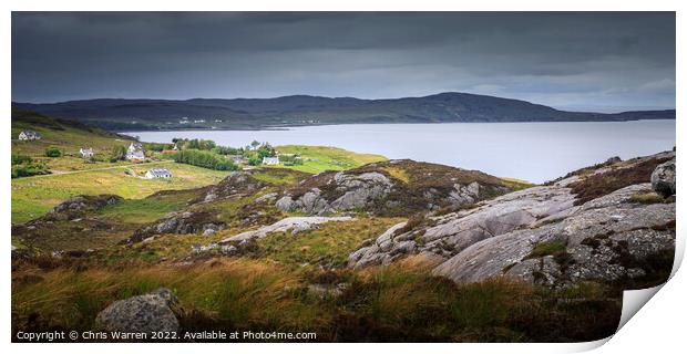 Gruinard Bay Highland Scotland Print by Chris Warren