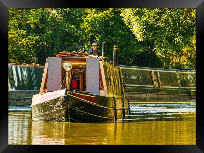 Dreamy Afternoon on the Canal 3 Framed Print by Helkoryo Photography