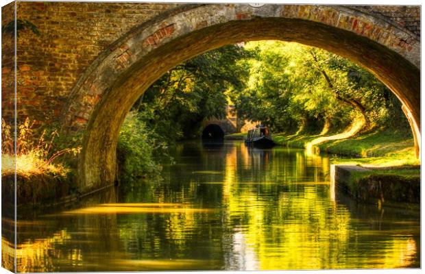 Dreamy Afternoon on the Canal 4 Canvas Print by Helkoryo Photography