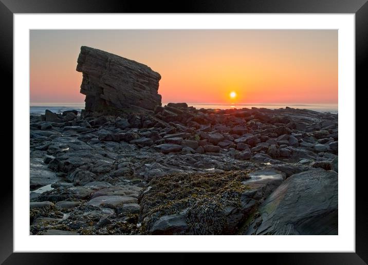 Serene Sunrise at Charlies Garden Framed Mounted Print by Rob Cole