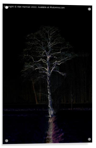 Dark Side 3 Acrylic by Alan Harman