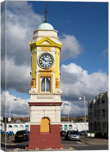 Bexhill Clock Tower Canvas Print by Mark Ward
