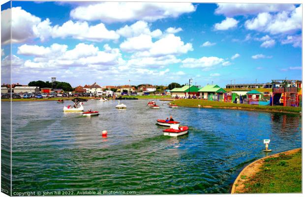 Queens Park, Mablethorpe. Canvas Print by john hill