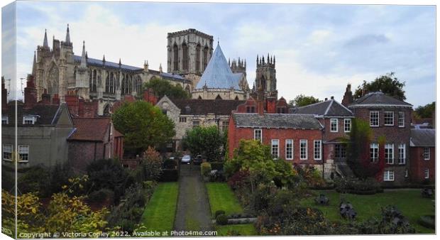 York Minster Canvas Print by Victoria Copley
