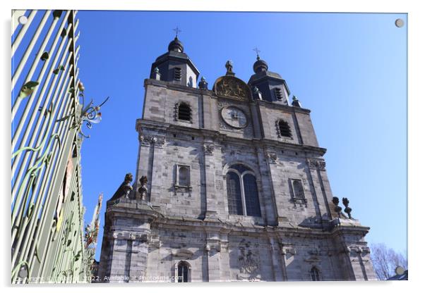 Basilica of Sainte Hubert, Belgium Acrylic by Imladris 