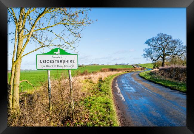 Leicestershire. Framed Print by Bill Allsopp