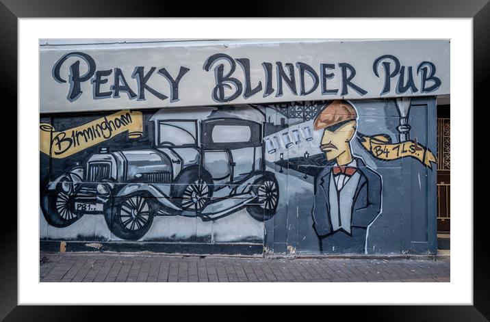Peaky Blinders. Framed Mounted Print by Bill Allsopp