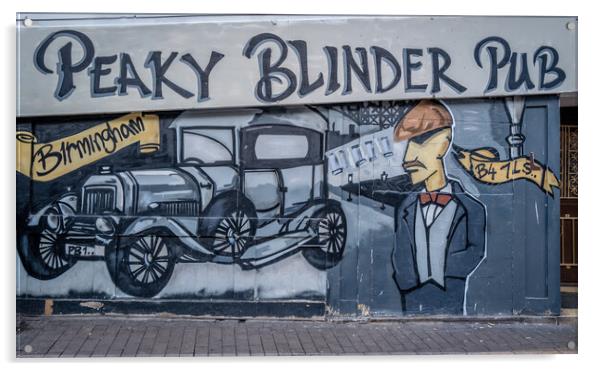 Peaky Blinders. Acrylic by Bill Allsopp