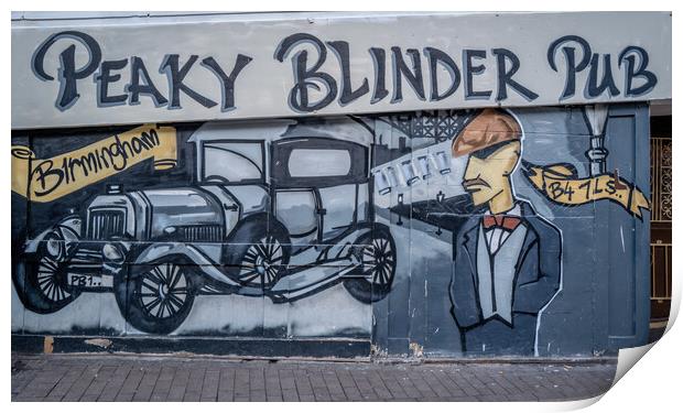 Peaky Blinders. Print by Bill Allsopp