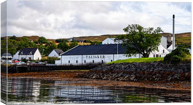 Talisker Distillery Carbost Canvas Print by Chris Thaxter