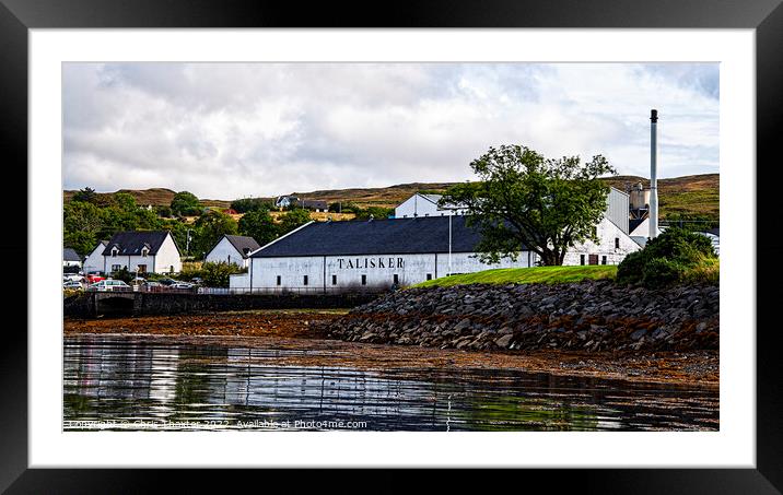 Talisker Distillery Carbost Framed Mounted Print by Chris Thaxter