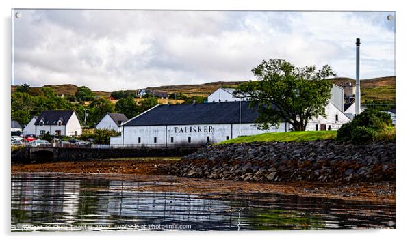 Talisker Distillery Carbost Acrylic by Chris Thaxter
