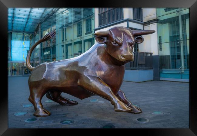 Birmingham's iconic bull. Framed Print by Bill Allsopp