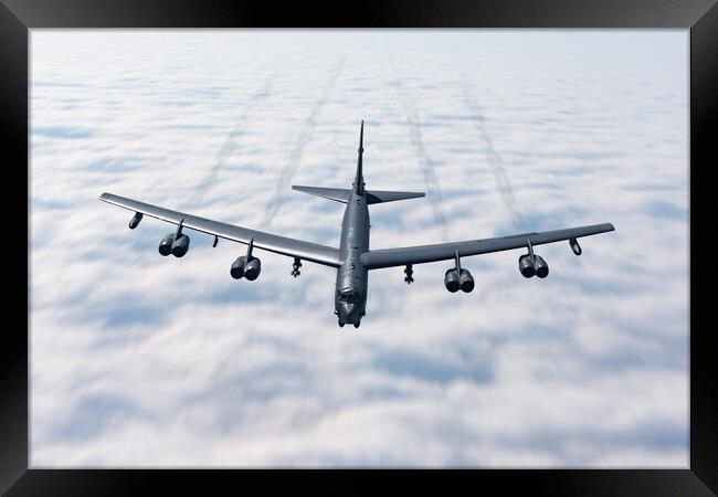B-52 Stratofortress Bomber Framed Print by J Biggadike