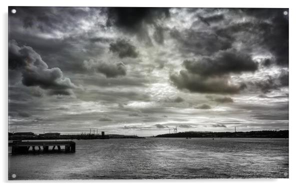 Pembroke Dock Acrylic by paul holt