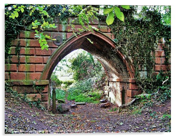 Himley Park Archway Acrylic by Andrew Poynton