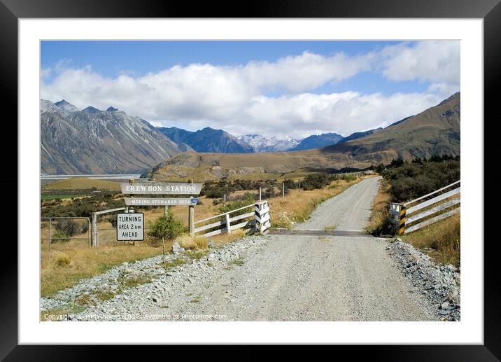 Erewhon, New Zealand Framed Mounted Print by Phil Rhodes