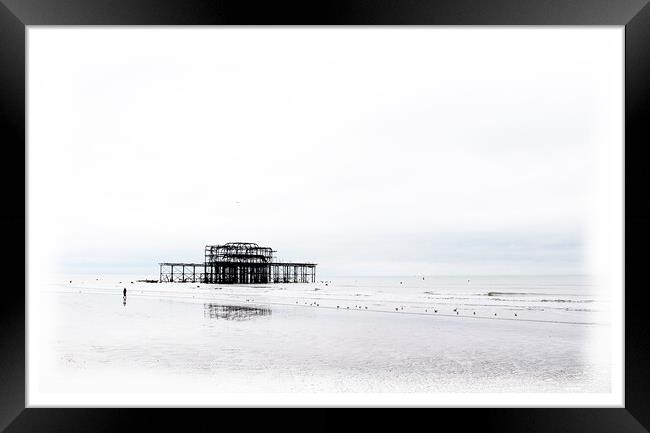 Brighton West Pier Framed Print by Graham Lathbury