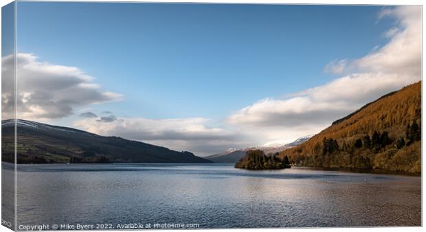 Loch Tay Canvas Print by Mike Byers