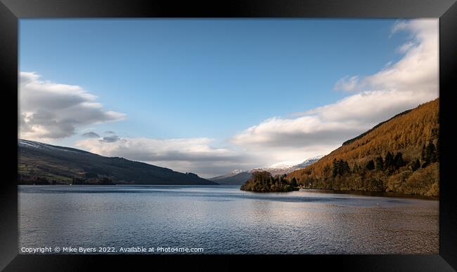 Loch Tay Framed Print by Mike Byers