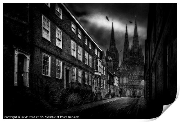 Gothic Cathedral  Print by Kevin Ford