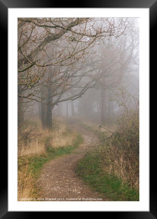 if you go into the woods today Framed Mounted Print by Andy Shackell
